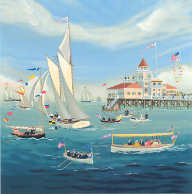 1007671 Ocean Club/Courageous Captains s/n Serigraph
