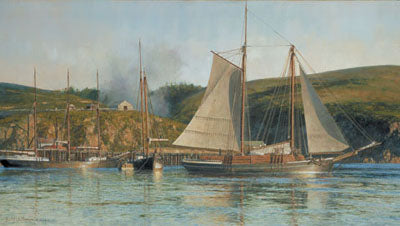 1023032 SCHOONER SACRAMENTO AT ALBION, CA - G/C