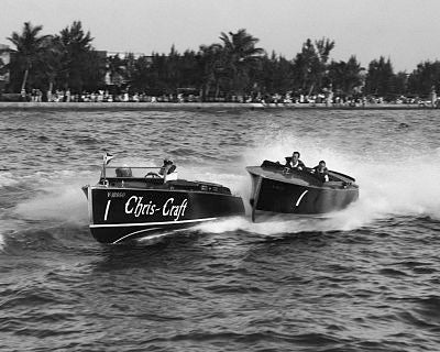 CHRIS-CRAFT and BABY GAR, Miami, Florida, 1930