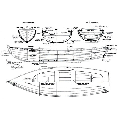 Decked Dory-Skiff by Chaisson