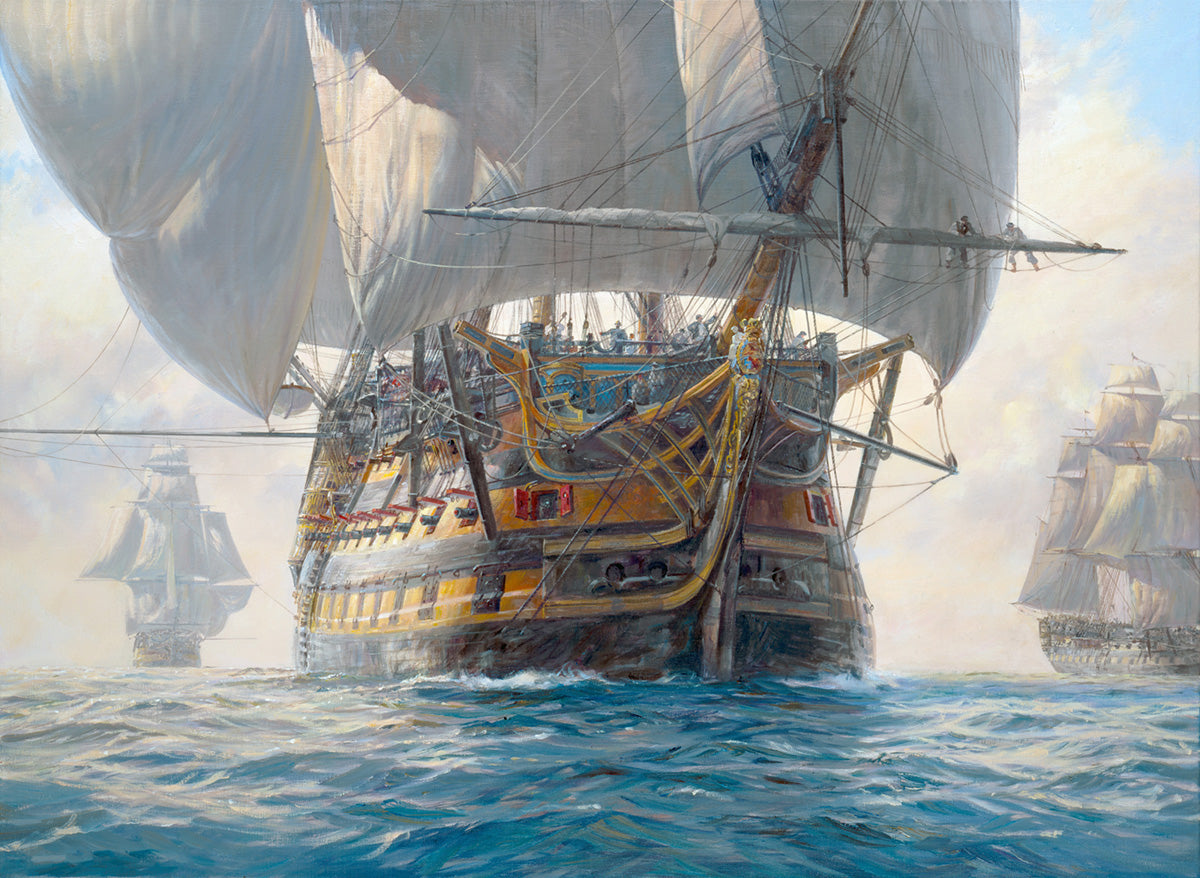 Victory & Squadron in Light Airs G/C Standard