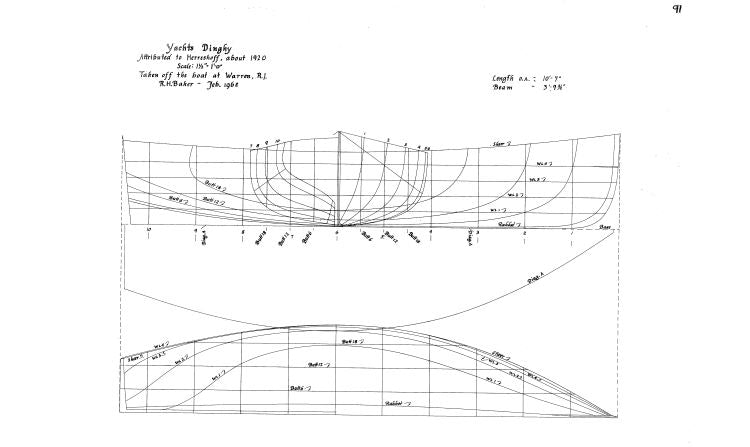 Yacht's Dinghy SWALLOW #91