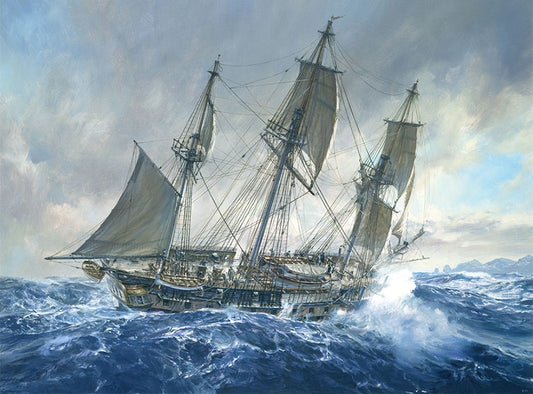 Blue at the Mizzen Giclee` on Canvas S/N