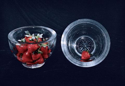 Clear Compass Rose Bowl