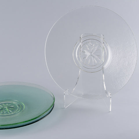 Compass Rose Platter- Clear