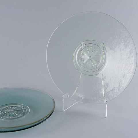 Compass Rose Platter- Lt. Green