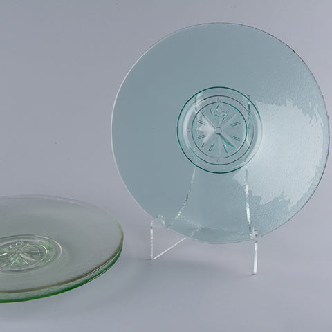 Compass Rose Platter- Teal