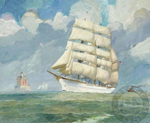 1007818 U.S.C.G. BARQUE EAGLE s/n Lithograph