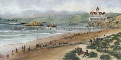 1039626 Pacific Queen at the Gate  G/C s/n