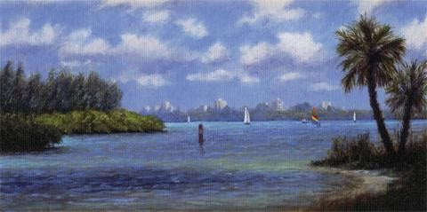 1039770 A VIEW TOWARDS THE ISLAND G/C