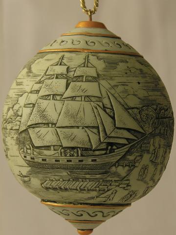 Scrimshaw Ornaments: Morgan Returns