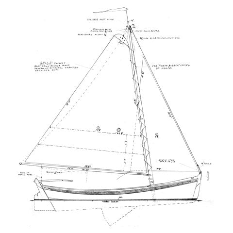 17' 7" Vee Bottom Daysailer