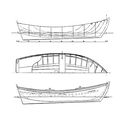 10' 6" New England Yawlboat
