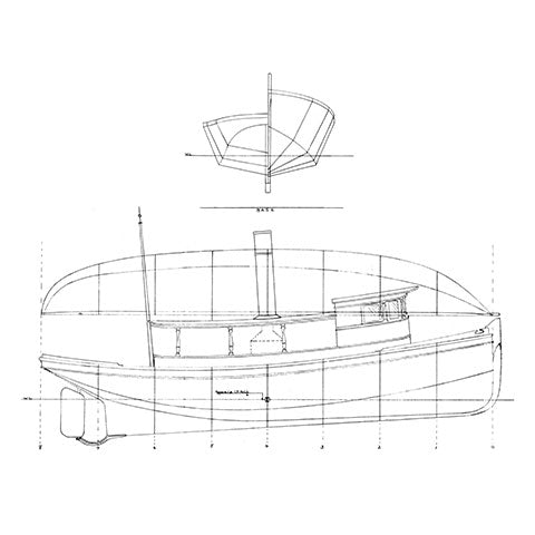 32' Vee Bottomed Fantail Steamer