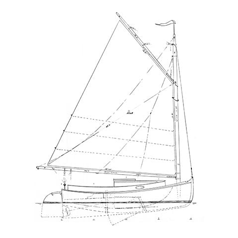 20' Heavy Cruising Catboat