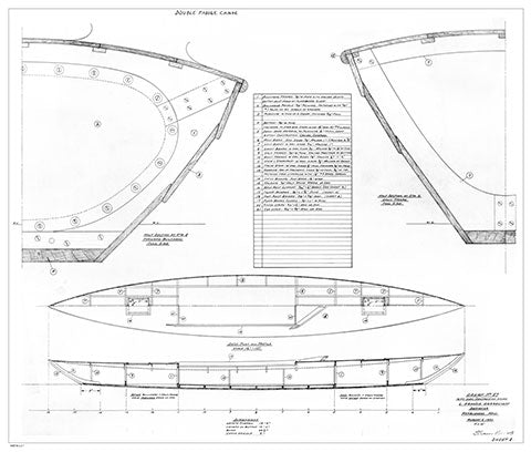 16 ft. double Paddle Canoe