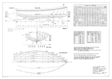 Woods Hole, Spritsail Boat, by Swift