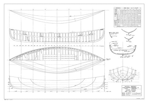 Peapod From Deer Isle, Maine Sheet 1 of 2