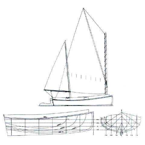 EXPLORER, Woods Hole Spritsail Boat