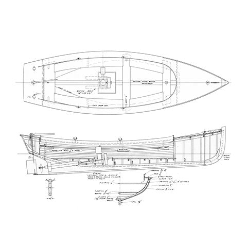 MERTIE B. CROWLEY, Yawl Boat From Schooner
