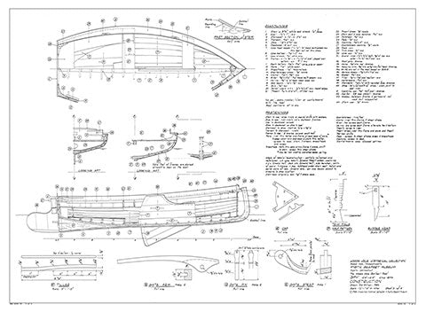 SPY,  Woods Hole, Spritsail Boat