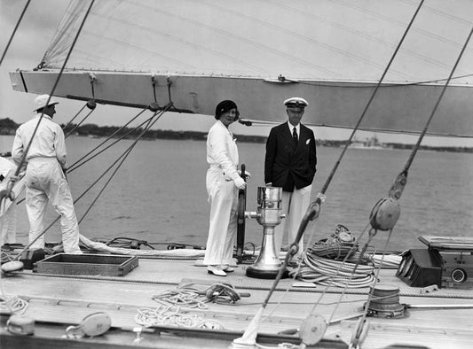 At the Wheel of ENDEAVOUR, 1934