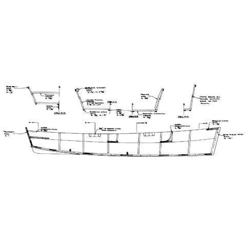 Noank Sharpie-Skiff (12' 6”)
