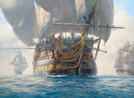 Victory & Squadron in Light Airs G/C  Standard