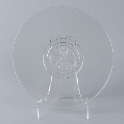 Compass Rose Platter- Clear