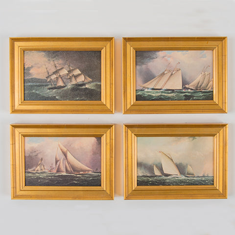 Set of Four - Framed Art Replicas