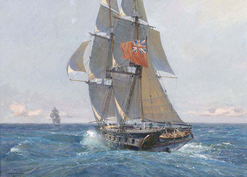 HMS Fantome in Pursuit of a Slaver G/P RE - SKU 1040425