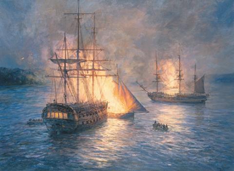 1019358 Fireships on the Hudson