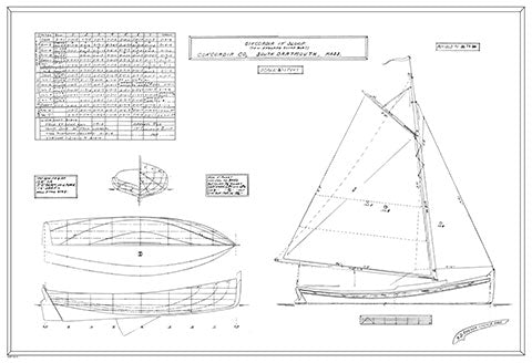 Gaff Sloop Standing Rigging 17' 8