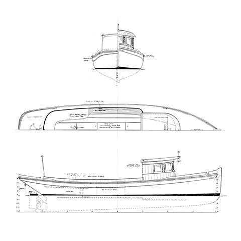 24' Fantail Motor Launch 