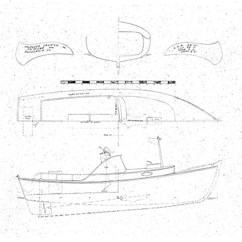 28' 9" Round Bottomed Launch 