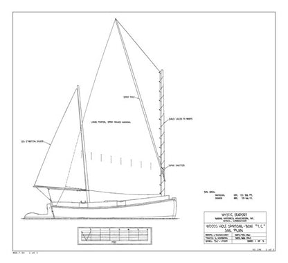 EXPLORER,  Woods Hole Spritsail Boat