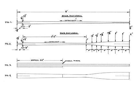 8' Spruce Oar