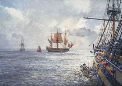 HMS DUKE WILLIAM, Coming Aboard 