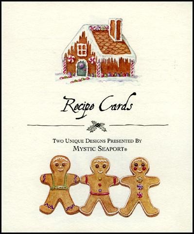 Gingerbread Recipe Cards