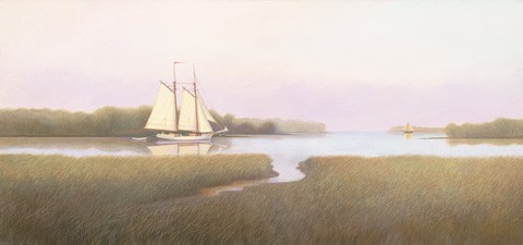1040597 ON THE MARSH TIDE s/n Giclee on Canvas