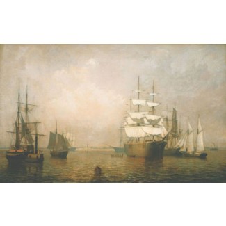 SHIPS LEAVING BOSTON HARBOR