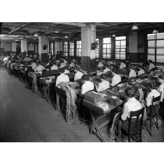 Women Making Wire Attachments, 1915