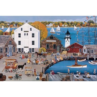 CHOWDERFEST AT LIGHTHOUSE POINT s/n Lithograph