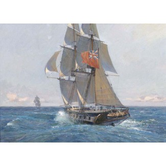HMS FANTOME IN PURSUIT OF A SLAVER
