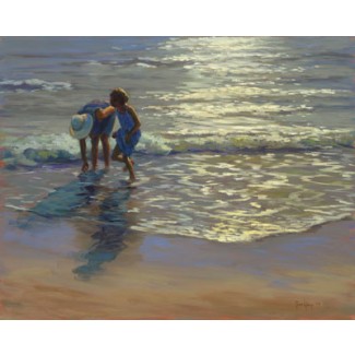 1039679 SUNLIT WAVES s/n Giclee on Canvas