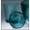 Teal Compass Rose Tumblers, Set of 4